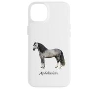 Andalusian Horse Breed Beautiful Equestrian Case for iPhone 14 Plus