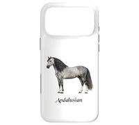 Andalusian Horse Breed Beautiful Equestrian Case for iPhone 17 Pro Max