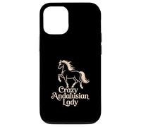 Andalusian Horse "Crazy Andalusian Lady" Equestrian Case for iPhone 12/12 Pro