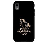 Andalusian Horse "Crazy Andalusian Lady" Equestrian Case for iPhone XR