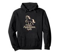 Andalusian Horse "Crazy Andalusian Lady" Equestrian Pullover Hoodie