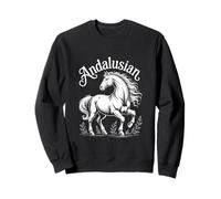 Andalusian Horse Elegant Stallion Illustration Sweatshirt