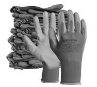 ANDANDA 60 Pair Safety Work Gloves, Seamless Knit Glove with Polyurethane(PU) Coated on Palm & Fingers, Ideal for General Duty Work like Warehousing/Logistics/Assembly Middle