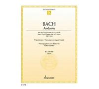 Andante from Organ Sonata No. 4 E Minor Bwv 528 for Piano: from Organ Sonata No. 4 E minor. piano. (Piano Solo)