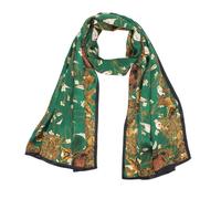 ANDANTINO 100% Mulberry Silk Long Scarf for Women Large Shawls for Headscarf and Neck- Oblong Hair Wraps with Gift Packed, Green, Large