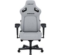 AndaSeat Kaiser 4 Premium Extra Large Fabric Gaming Chair in Grey