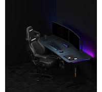AndaSeat Kaiser 4 Premium Gaming Chair PVC Leather - Large, Elegant Black