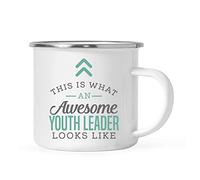 Andaz Press 11oz. Stainless Steel Campfire Coffee Mug Gift, This is What an Awesome Youth Leader Looks Like, 1-Pack, Birthday Gift Ideas Coworker Him Her, Includes Gift Box