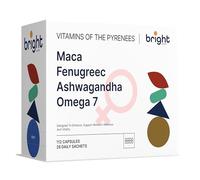 Andean Maca, Fenugr shwagandha, Omega 7 - SmartAbsorb™ | for Energy, Vitality and hormonal Balance | 28 Daily sachets