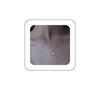 Andelaisi Boho Crescent Moon Pendant Necklace Gold Moon Choker Necklace Vintage Crescent Necklace Minimalist Moon Necklace Celestial Necklace Chain for Women