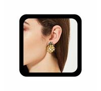 Andelaisi Boho Crystal Pineapple Stud Vintage Rhinestone Pineapple Earrings Fruit Rhinestone Cluster Statement Earrings for Women