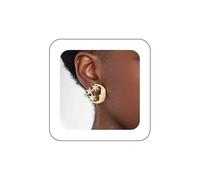 Andelaisi Boho Crystal Star Earrings Vintage Star Moon Earrings Gold Crescent Moon Stud Earrings Celestial Moon Star Earrings Jewelry for Women