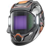 ANDELI Welding Helmet - 180° Panoramic 6 Arc Sensor True Color Auto Darkening Welding Helmet with Light and Motion Sensing, 2100mAh Rechargeable Battery for TIG/MIG/Cut/Grind Moner LED