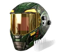 ANDELI Welding Mask 7.2" x 3.2" Fully Digital Filter Auto Darkening Welding Helmet，ANDELI 5 PCS Outer Replacement Lens and 2 Pcs Inner Replacement Lens
