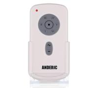 Anderic RR787T Replacement Remote Control for Casablanca DC Ceiling Fans | Compatible with RH787T, UC787T & RH786R Receivers | 6 Fan Speeds, Reverse Airflow, Light Dimming, 4 Dip Switch, Wall Mount