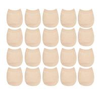 ANDERK 10 Pairs Womens Low Cut Flesh Color Socks No Show Toe Cover Half Socks Invisible Cotton Toe Topper Liner with Seamless,