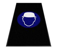 Andersen 2120403 Nylon Fibre Interior Classic Impressions Floor Mat with Safety Logo Mat, Nitrile Rubber Backing, 830 G/M2, Landscape, 85 x 150 cm