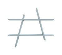 Andersen Furniture A-Shelf wall shelf Special Edition Grey blue L 78x12x67 cm