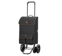 ANDERSEN Quattro Shopping Trolley Ipek Ma Black 42 L Hand Trolley, Insulated, Cool Bag, Robust, Height-Adjustable, Quiet Wheels, Multifunctional, Removable Wheels