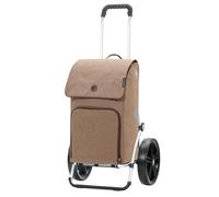 ANDERSEN Royal Shopper Ipek Maxi Sand 40 L Insulated Cooler Bag Heavy Duty Aluminium Folding Ball Bearing Wheel Shopping Trolley
