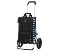 ANDERSEN Royal Shopper Jella Blue Shopping Trolley 51 L Stylish Aluminium Foldable Quiet Wheels