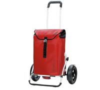 ANDERSEN Royal Shopper Plus Ortlieb Shopping Trolley, Red, 49 L, Waterproof, Weatherproof, Aluminium, Foldable, Pneumatic Ball Bearing Wheel