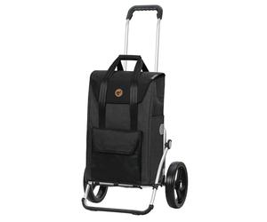 Andersen Royal Shopper Senta 2.0 Shopping Trolley 49 L Black Stylish Water-Repellent Aluminium Foldable Quiet Wheels
