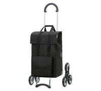 ANDERSEN Scala Shopper Lisa Shopping Trolley Black 49 L High Quality Stylish Smooth Wheels Removable Steel