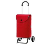 ANDERSEN Scala Shopper Plus Hilma Shopping Trolley 45 L Large High Quality Stylish Aluminium Foldable Lightweight Removable Wheels Red