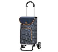 ANDERSEN Scala Shopper Plus Famke Shopping Trolley 47 L Fashionable Thermal Aluminium Foldable Lightweight Removable Wheels Blue