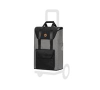 Andersen Shopping Trolley Replacement Bag - 49 Litres - Side and Front Pocket - Carry Handle - Extra Inner Compartment - Water-Repellent - Reflectors - Foldable - Senta 2.0 Grey
