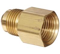 Anderson Metals 54046-0608 54046-068 Adapter, Brass, 3/4" Flare x 1/2" NPT Female