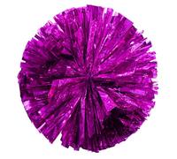 Anderson's Metallic Hot Pink Foil Baton School Spirit Shakers, Cheerleader Pom Poms, Football, Basketball, Homecoming Squad, Team, Party, Dance, Club, Performance, Fan Celebration Pack of 2