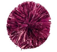 Anderson's Premium Maroon Metallic Foil Baton Pom Poms, 14" Cheer Shakers for Homecoming, Football Games, Parades, Weddings, Spirit Rallies, Fundraisers, Graduations, Holiday Events & More, Set of 2