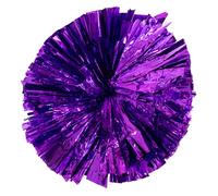 Anderson's Premium Purple Metallic Foil Baton Pom Poms, 14" Cheer Shakers for Homecoming, Football Games, Parades, Weddings, Spirit Rallies, Fundraisers, Graduations, Holiday Events & More, Set of 2