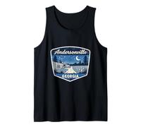 Andersonville Georgia National Cemetery Memorial History Tank Top