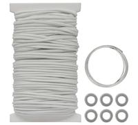 Andes Camping Tent Pole Shock Cord Repair Kit, 45ft Replacement Bungee Elastic Cord