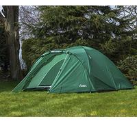 Andes Green 4 Person Man Berth Double Skin Camping/Festival Dome Tent