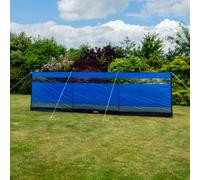 Andes Large Blue Camping Windbreak Beach Windshield Shelter With Top Window