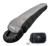 Andes Nevado 400 XL 4 Season Camping Mummy Sleeping Bag Black/Grey