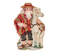 Andes Santa Beaded Counted Cross Stitch Ornament Kit Mill Hill 2019 South American Santas MH201932