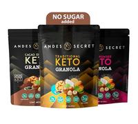 Andes Secret Keto Granola - Low Carb Snack - 3g Net Carbs - Mix 3 Pack (11oz each)
