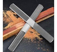 ANDGOO 4 Way Wood Rasp File, Premium Grade High Carbon Hand File and Round Rasp, Half Round Flat & Needle Files. Best Wood Rasp Set for Sharping Wood and Metal Tools (2 Pack)