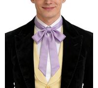 ANDHOM Elegant Silk Skinny Scarf, Multi-Purpose Long Fabric Tie Strap, 200x5cm, Regency Cravat, Victorian Ascot, Renaissance Neckerchief, Fashion Hair Accessory, Cosplay Costume Necktie 1pcs