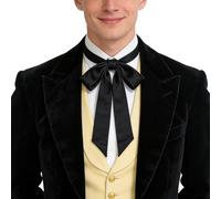 ANDHOM Elegant Silk Skinny Scarf, Multi-Purpose Long Fabric Tie Strap, 200x5cm, Regency Cravat, Victorian Ascot, Renaissance Neckerchief, Fashion Hair Accessory, Cosplay Costume Necktie 1pcs
