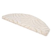 andiamo Amberg Stair Mats Self-Adhesive Easy Care Set of 2 28 x 65 cm Cream, 2-Set