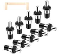 Andibro 10 Pieces Cabinet Door Repair Pins, Spring Loaded Pins Replacement Repair Pins Kitchen Damper Shutter Pin Shoe Rack Furniture Fittings Connector Telescopic Pins