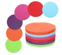 Andibro 36 PCS 4 Inch Carpet Spots Markers, 6 Colors Carpet Dots for Classroom Strong Grip Floor Spots for Physical Education Dance Elementary School Kindergarten