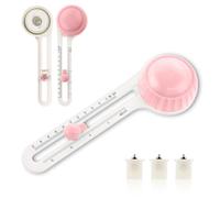 Andibro Circle Cutter for Crafts, Adjustable Circle Paper Cutter, Paper Trimmer with 3 Replaceable Blades Rotary Circle Maker Circular Cutting Scrapbooking Tool for Art DIY Crafts 3.9-12.6in (Pink)