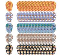 AndicAge 90pcs 5 Styles Adhesive Eye Patches for Kids Light Blocking Breathable Cartoon Eye Patches NonWoven Eye Bandage for Children with Lazy Eye (Style 1)